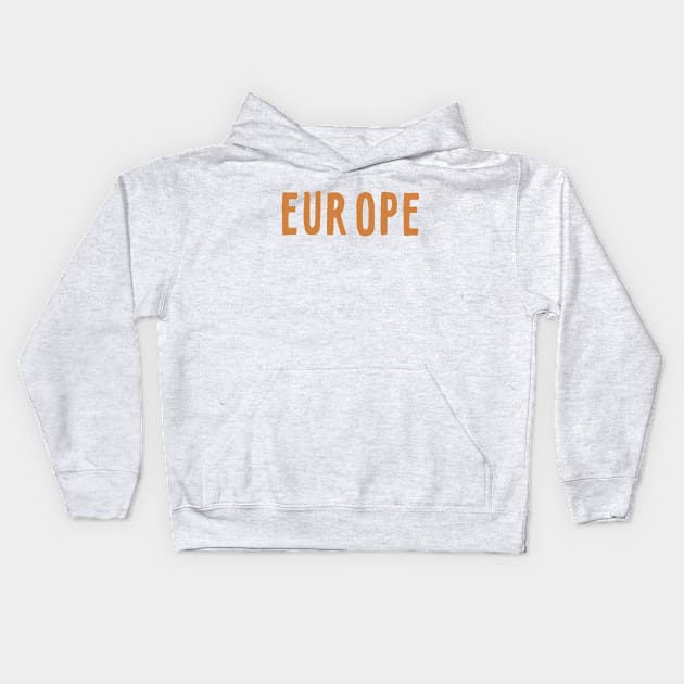 Europe Kids Hoodie by Joker & Angel